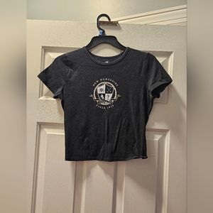 Black Hollister Crop Top